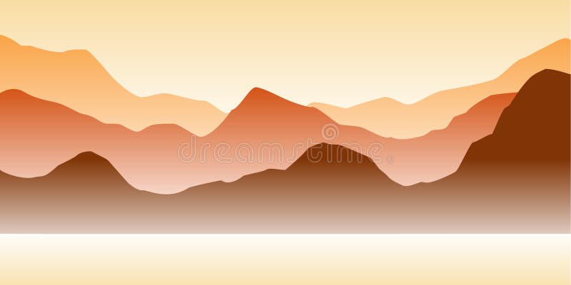 自然矢量背景 山河景观山峦 日落谷落或日出向量例证 插画包括有背包 橙色 火箭筒 岩石 自然矢量背景 山河景观山峦 日落谷落或日出向量例证 插画包括有背包 橙色 火箭筒 岩石