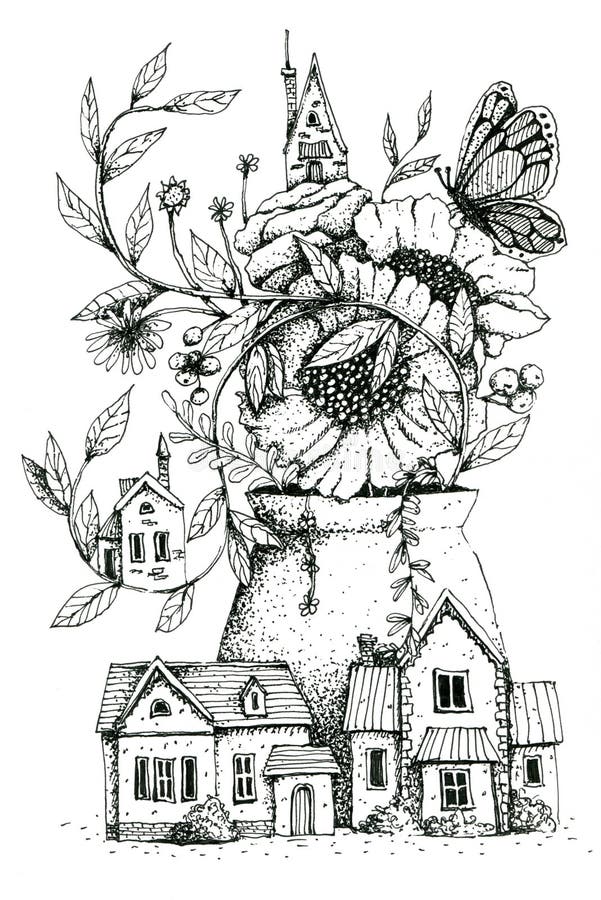 花瓶 花屋浆果 蝴蝶 库存例证 插画包括有门面 叶子 家庭 场面 海报 布琼布拉 房子 花瓶 花屋浆果 蝴蝶 库存例证 插画包括有门面 叶子 家庭 场面 海报 布琼布拉 房子