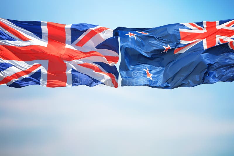 英国和新西兰旗帜库存图片. 图片包括有符号, 王国, 刺毛, 标志, 爱尔兰, 友谊, 例证, 新建- 163482459