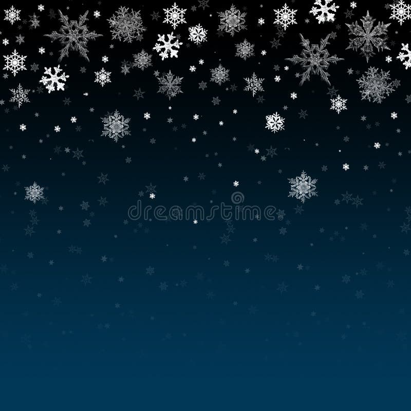 蓝冬背景 带雪花供您自己创作库存例证 插画包括有高雅 流动 装饰 圣诞节 设计 蓝色