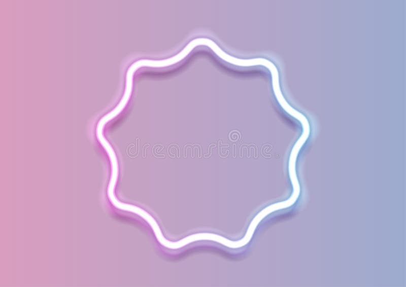 蓝色粉红曲线波浪圆抽象霓虹色背景向量例证 插画包括有萤光 光亮 圆形 徽标 靠山 五颜六色
