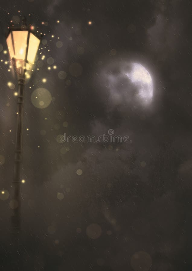 街灯夜库存例证 插画包括有 街灯夜库存例证 插画包括有