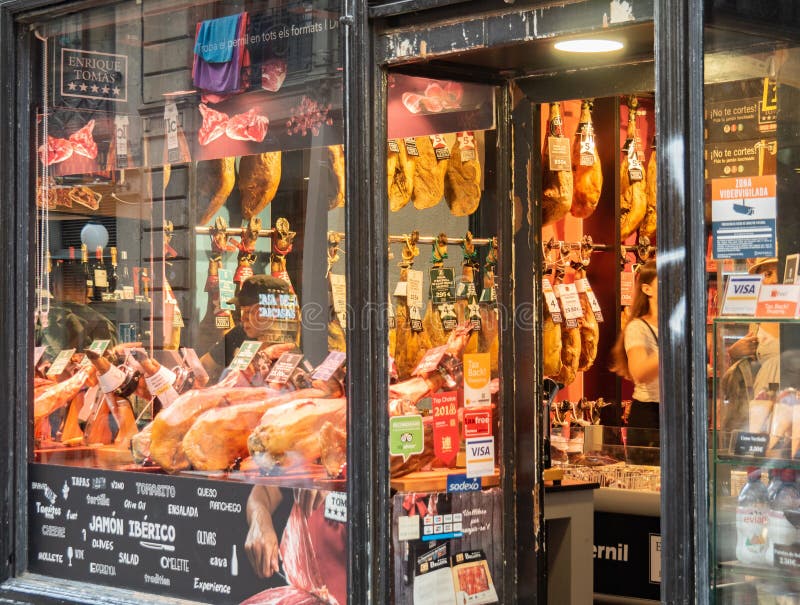 巴塞罗那肉店编辑类库存图片 图片包括有 巴塞罗那肉店编辑类库存图片 图片包括有