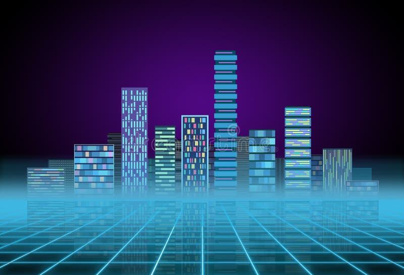 都市背景 霓虹焕发的未来派高科技城市synthwave Retrowave 抽象大都会和原始库存照片 图片包括有 都市背景 霓虹焕发的未来派高科技城市synthwave Retrowave 抽象大都会和原始库存照片 图片包括有