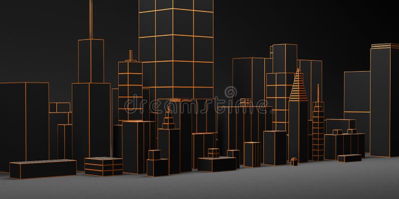 都市黑暗的抽象背景 未来派城市全景3d例证库存例证 插画包括有拱道 等量 投反对票 抽象 都市黑暗的抽象背景 未来派城市全景3d例证库存例证 插画包括有拱道 等量 投反对票 抽象