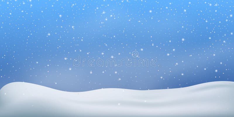 雪冬背景降雪 不同形状的雪花圣诞暴风雪向量例证 插画包括有图象 设计 天空 盐鲱鱼 横向