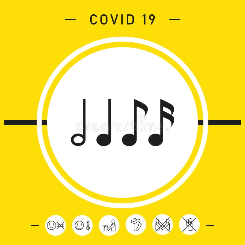 音乐 笔记的标志十六分音符 八分音符 四分音符和二分音符向量例证 插画包括有十六分音符 八分音符 四分音符和二分音符 音乐 笔记的标志
