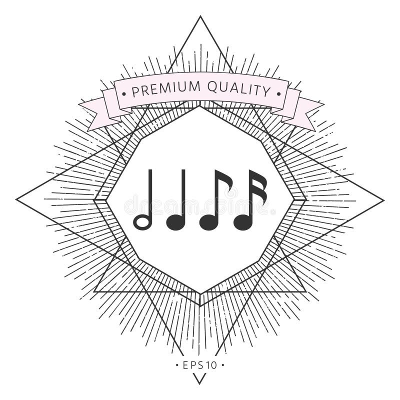音乐 笔记的标志十六分音符 八分音符 四分音符和二分音符向量例证 插画包括有 音乐 笔记的标志十六分音符 八分音符 四分音符和二分音符向量例证 插画包括有