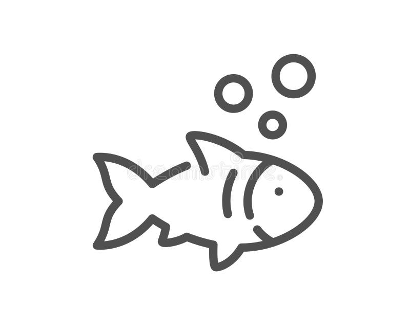 鱼线图标. 捕鱼标志. 矢量向量例证. 插画包括有安排, 符号, 例证, 图标, 海运, 向量, 设计- 272686905