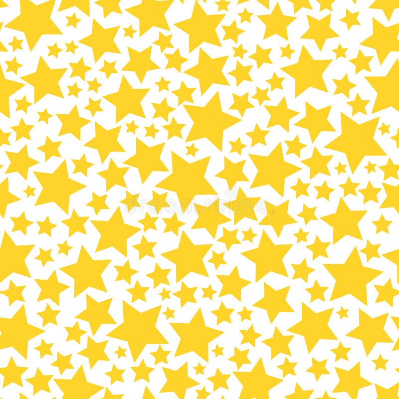 黄色透明无缝的星背景库存图片 插画包括有当事人 纸张 空白 墙纸 动画片 重复 颜色
