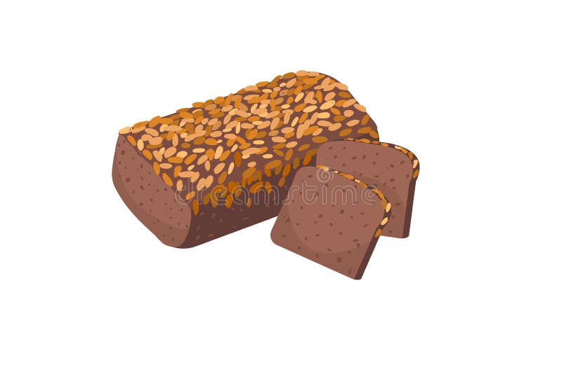 五谷 面包 麦子 面包店向量例证 插画包括有谷物 文化 要素 玉米 巴西 耳朵 烘烤