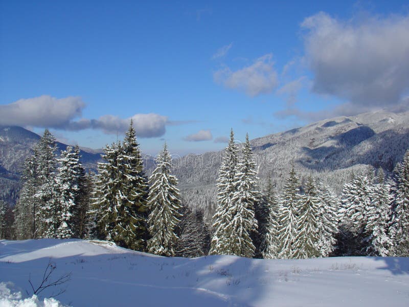 Mountains In The Winter. Mountains In The Winter