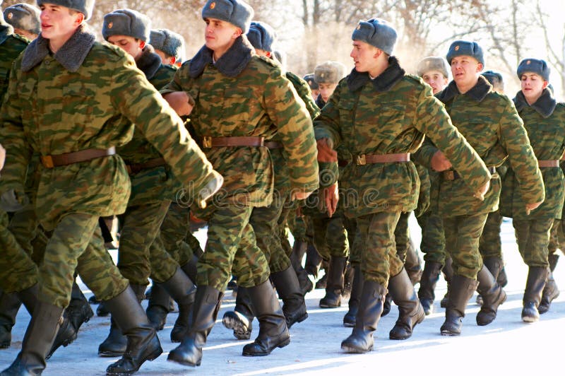 09.01.2009 Rússia, Ostrogozhsk, juramento militar