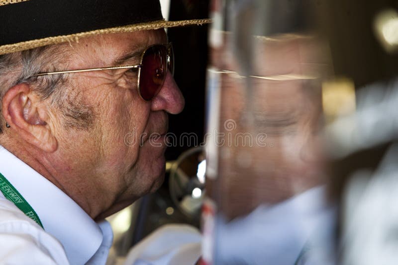 09 October, 2009: Jack Roush watches his Citi Financial team work during practice for the running of The Copart 300 at the Auto Club Speedway in Fontana, CA. 09 October, 2009: Jack Roush watches his Citi Financial team work during practice for the running of The Copart 300 at the Auto Club Speedway in Fontana, CA.