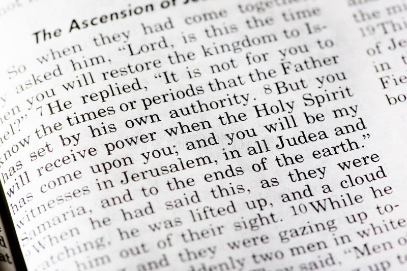 Acts 1:8 - a popular passage in the Christian New Testament. Acts 1:8 - a popular passage in the Christian New Testament