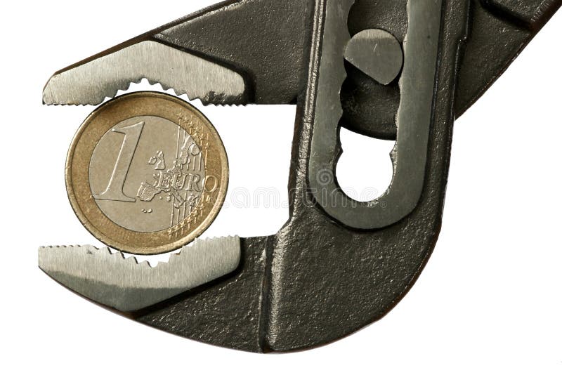 1 Euro in adjustable spanner