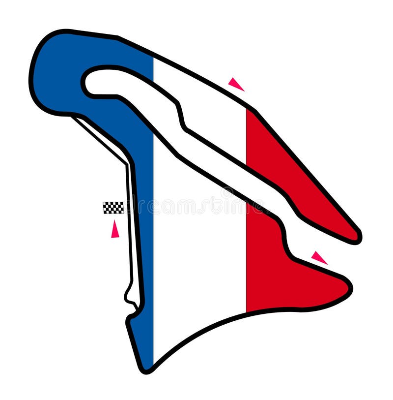 1 formuła obwód France royalty ilustracja 1 formuła obwód France royalty ilustracja