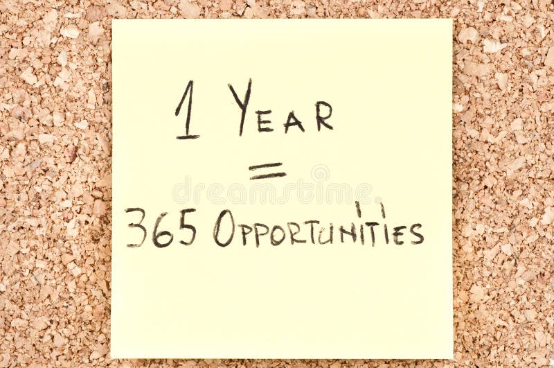 1 Year 365 Opportunities Stock Photo Image Of Office 1 Year 365 Opportunities Stock Photo Image Of Office