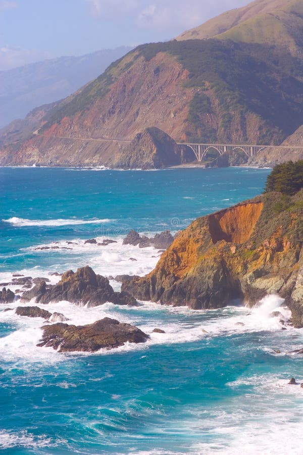 Beautiful Big Sur CA-1 Highway Coast. Beautiful Big Sur CA-1 Highway Coast