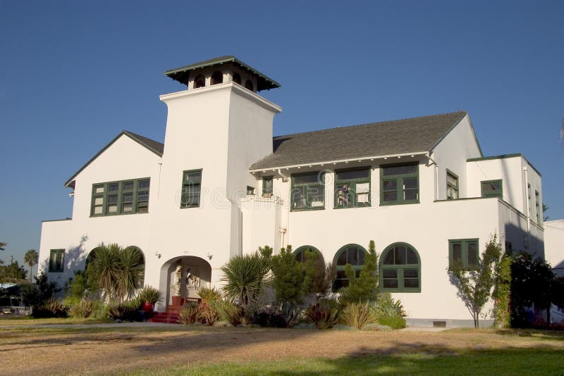 A spanish-style building in Los Angeles. A spanish-style building in Los Angeles.