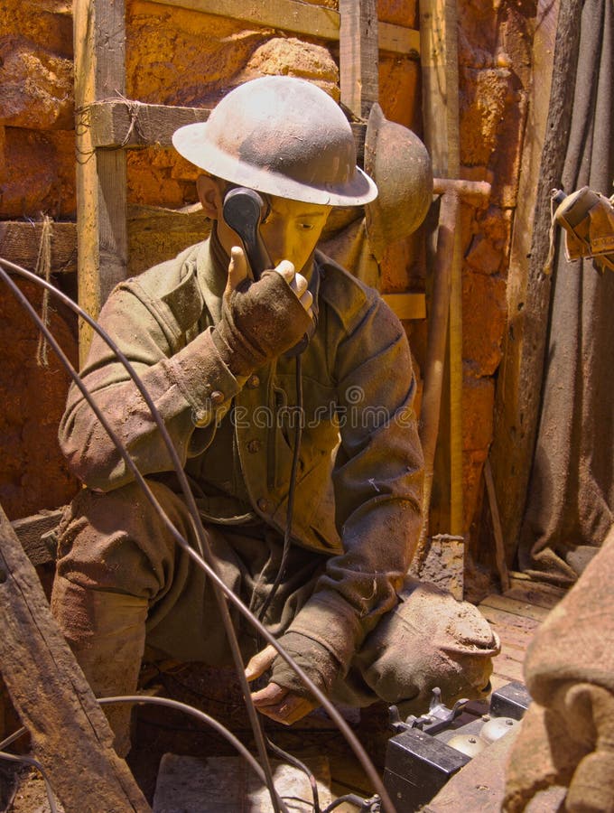 World war 1 soldier at the Australian museum. World war 1 soldier at the Australian museum