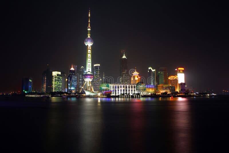 Night view of Shanghai, China. Night view of Shanghai, China