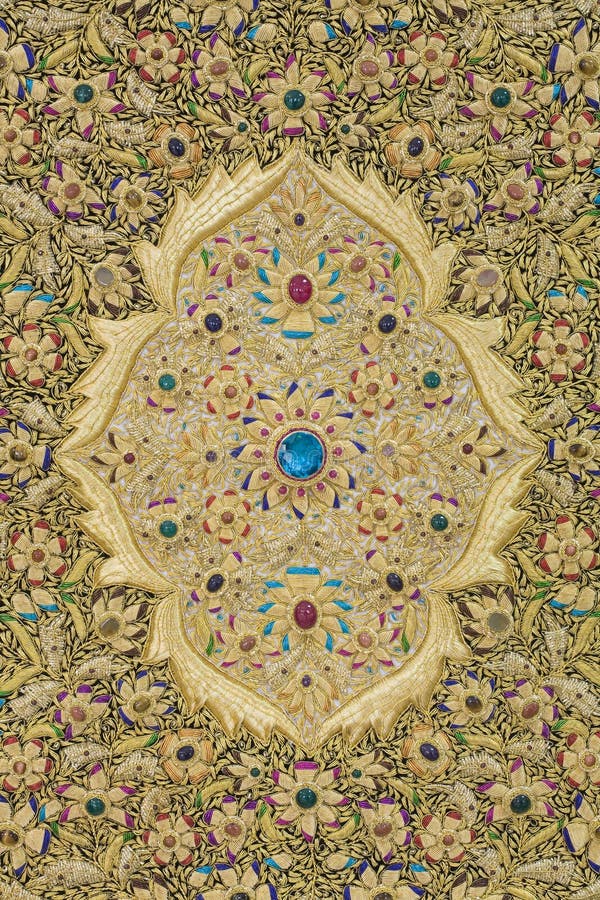 Oriental carpet. Rich ornated with gems. Oriental carpet. Rich ornated with gems.
