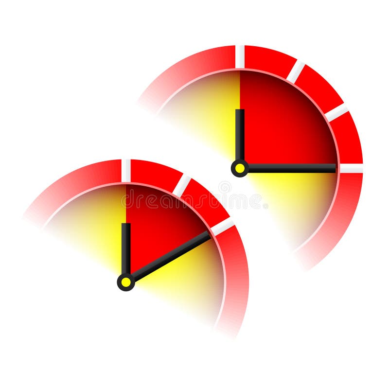 10-15 min tekens. Vector royalty-vrije illustratie 10-15 min tekens. Vector royalty-vrije illustratie