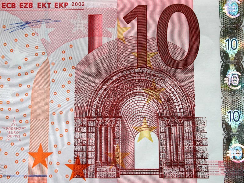 10 rachunku szczegółów zamkniętych euro, zdjęcie stock 10 rachunku szczegółów zamkniętych euro, zdjęcie stock