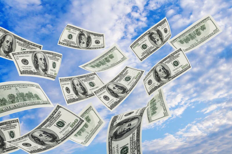 100 dollar royaltyfri illustrationer 100 dollar royaltyfri illustrationer