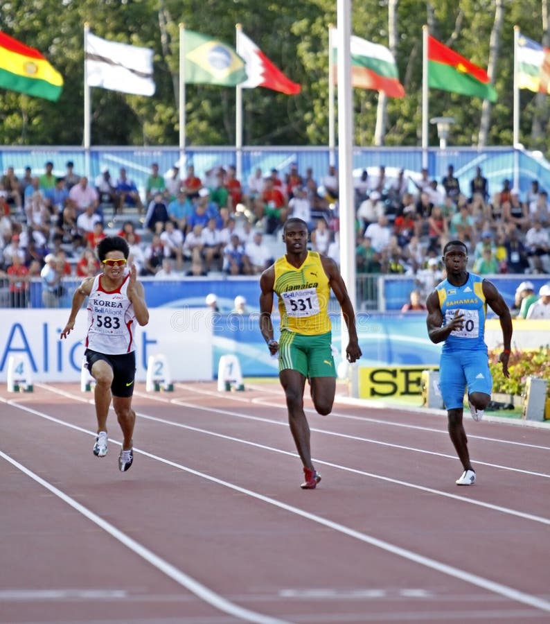 100 metres men korea jamaica bahamas stock image 100 metres men korea jamaica bahamas stock image