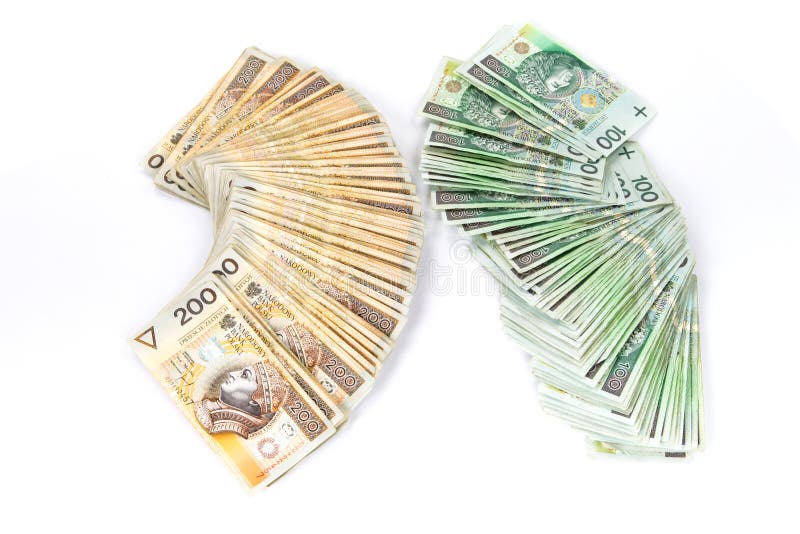 100 und 200 polnisches Zlotys lizenzfreies stockbild 100 und 200 polnisches Zlotys lizenzfreies stockbild