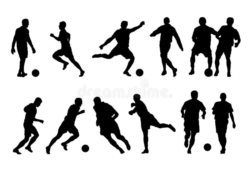 12 Football player silhouette