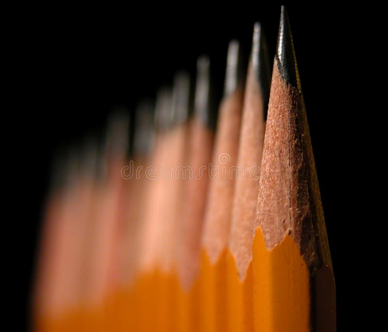 13 sharpened pencils. 13 sharpened pencils