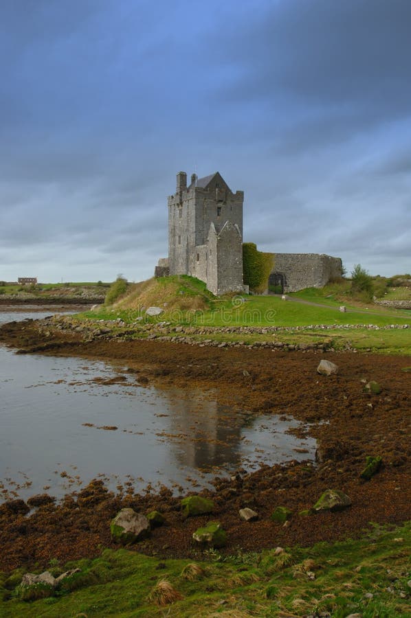 14th Century Irish Castle stock photography