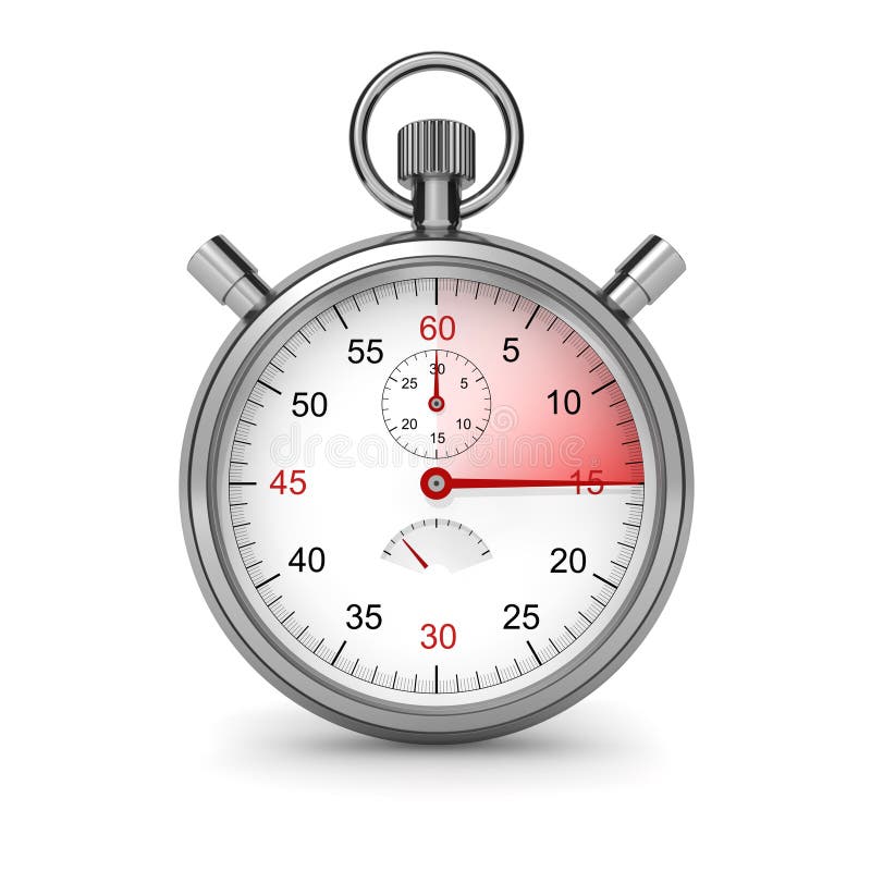 15 seconds. Stopwatch stock illustration. Illustration of stop 15556449