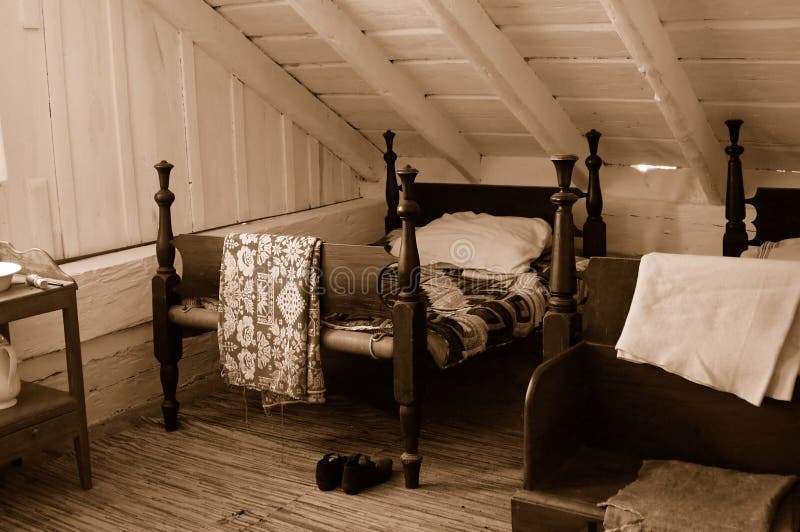 1800s - Living Quarters royalty free stock photo 1800s - Living Quarters royalty free stock photo