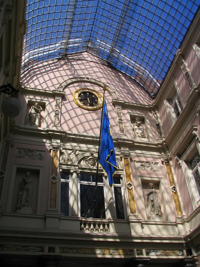 19-th century Brussels luxury shopping mall