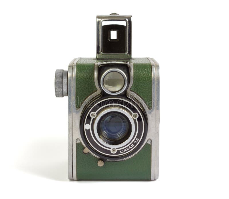 1940s Vintage Camera stock image. Image of vintage, film 25363267