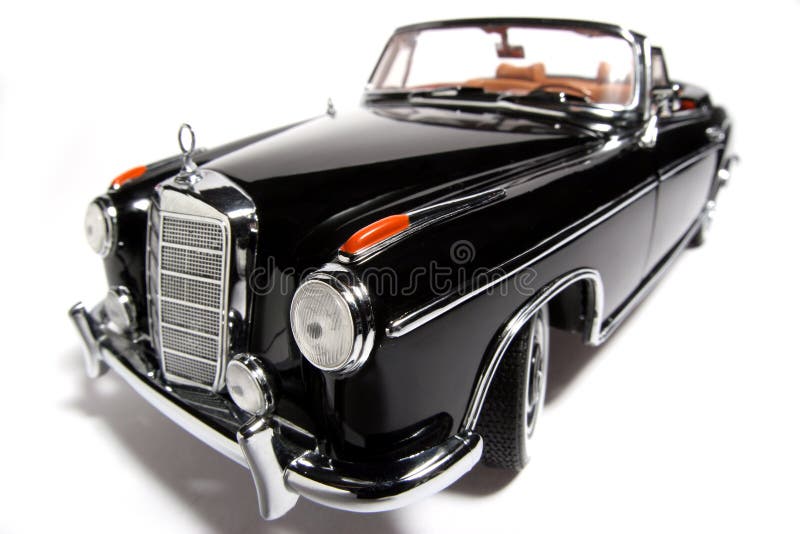 1958 Mercedes Benz 220 SE metal scale toy car fisheye 3