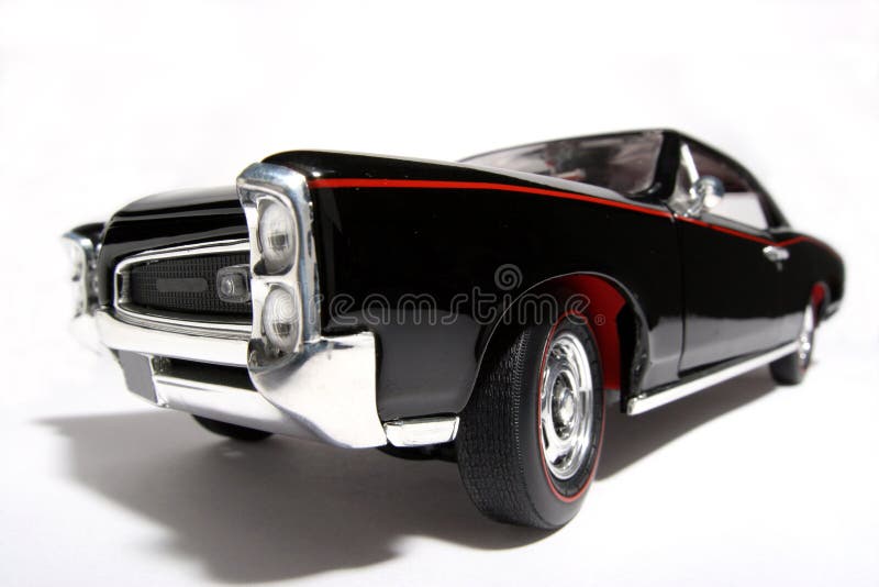 1966 Pontiac GTO metal scale toy car fisheye