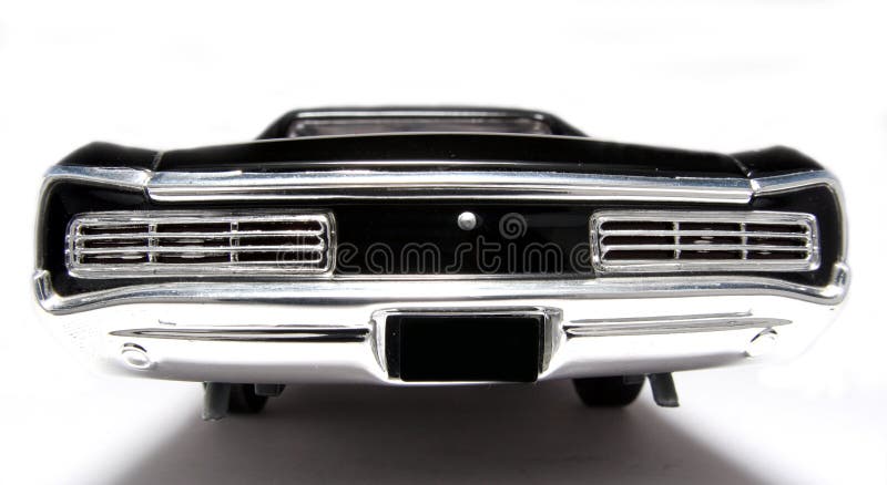 1966 Pontiac GTO metal scale toy car fisheye backview