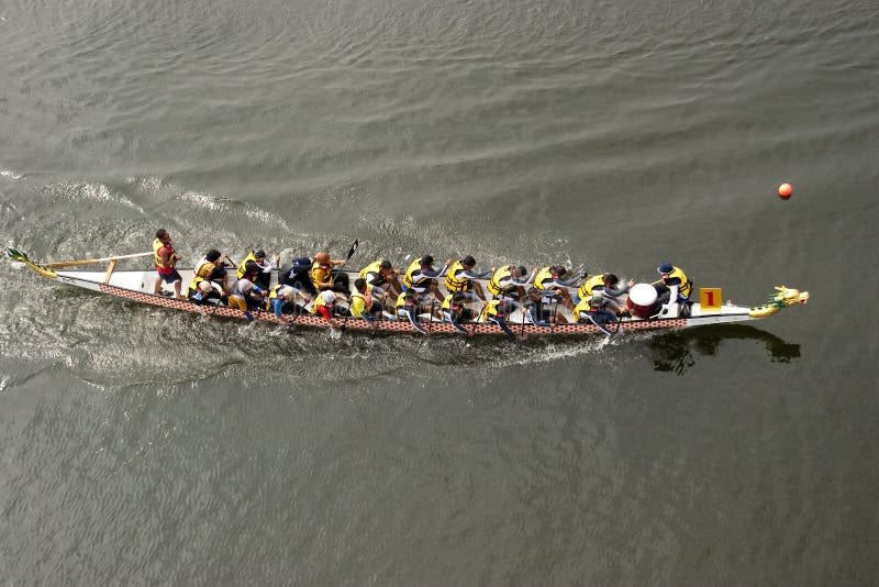 PUTRAJAYA, MALAYSIA - JUNE 19 : An aerial view of participant of the 1Malaysia International Dragon Boat Festival 2010 (1MIDBF) JUNE 19, 2010 in Putrajaya Malaysia. PUTRAJAYA, MALAYSIA - JUNE 19 : An aerial view of participant of the 1Malaysia International Dragon Boat Festival 2010 (1MIDBF) JUNE 19, 2010 in Putrajaya Malaysia.