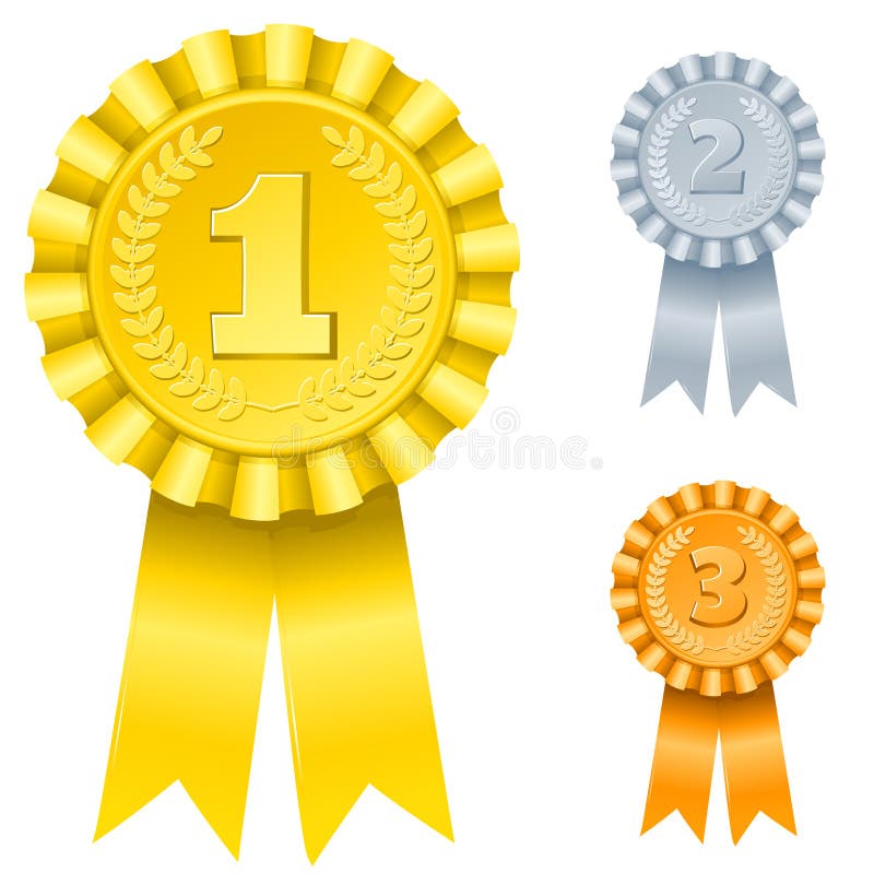 1st 2nd 3rd utmärkelsear royaltyfri illustrationer 1st 2nd 3rd utmärkelsear royaltyfri illustrationer