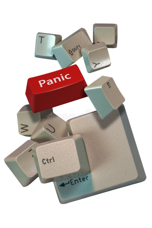 2 kluczy komputerowych panika