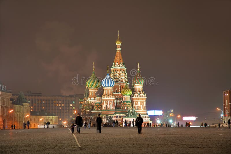 2 nocy katedralny st basil obrazy royalty free 2 nocy katedralny st basil obrazy royalty free