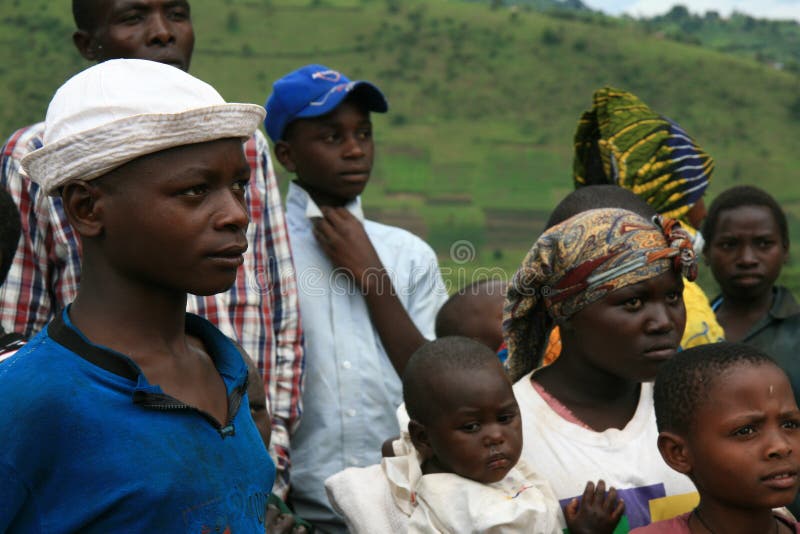 2 novembre 2008. Rifugiati dal Dott Congo fotografia stock libera da diritti 2 novembre 2008. Rifugiati dal Dott Congo fotografia stock libera da diritti