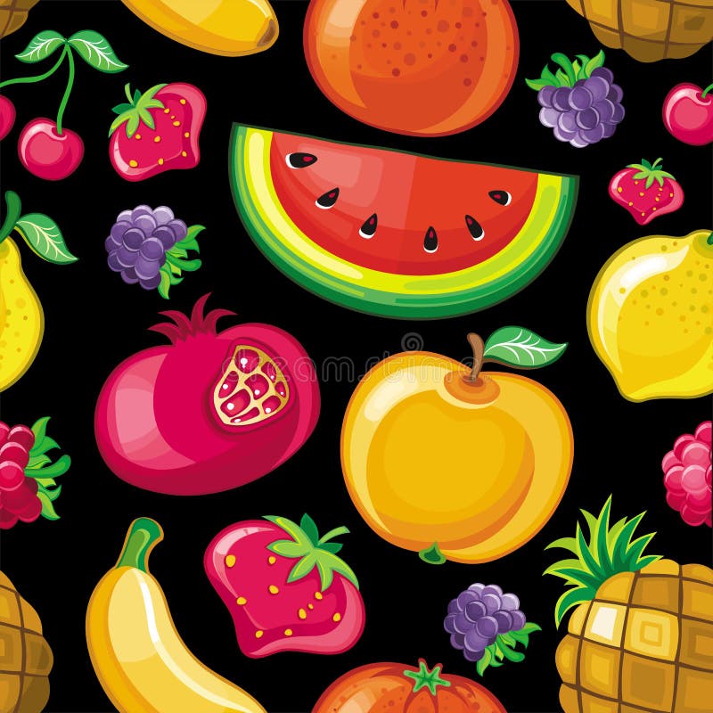 Seamless Juicy fruit texture 2 (vector background). Seamless Juicy fruit texture 2 (vector background)