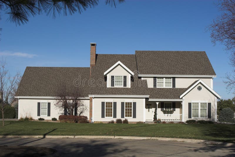 A 2-Story Executive Home - Front View