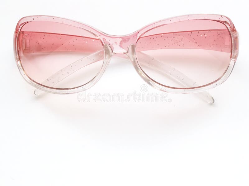 Glittery pink sunglasses. Glittery pink sunglasses